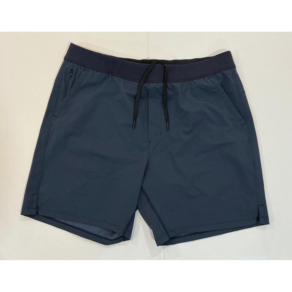 Public Rec All Day Every Day Shorts Navy Blue Athletic Stretch Gorpcore Mens 38